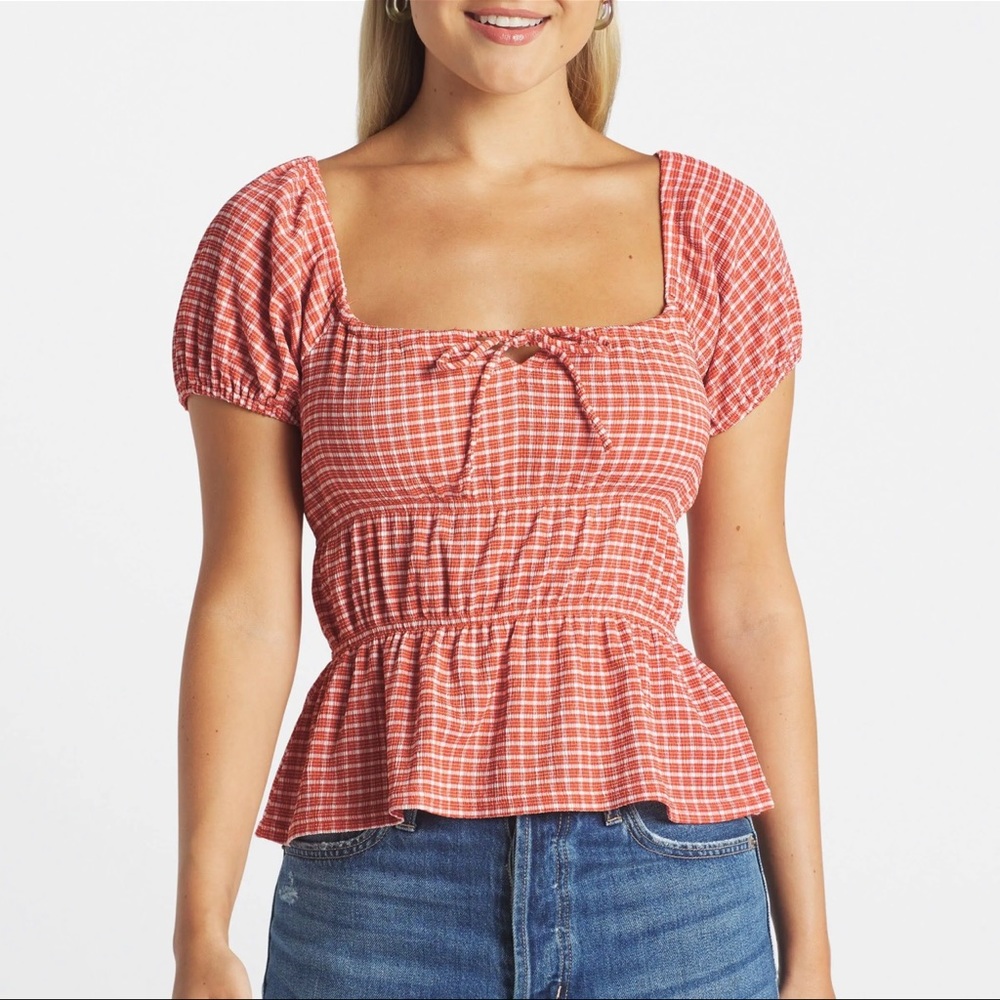 NWT! Madewell Omaha Tiered Top